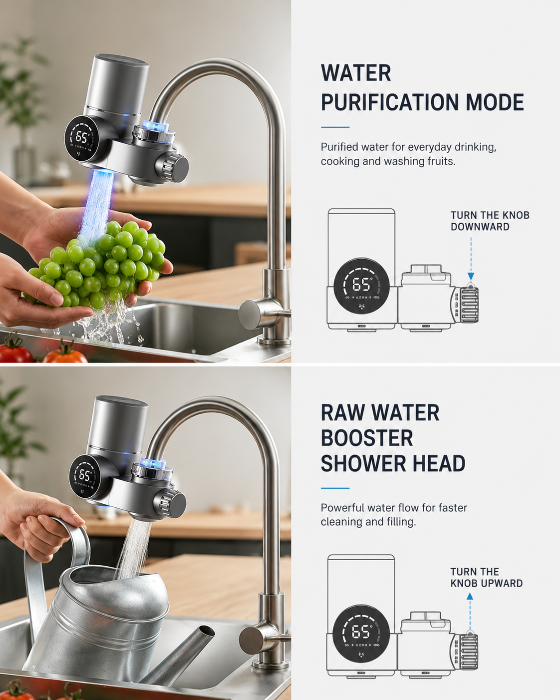 Image of UV Faucet Water Filter Extender