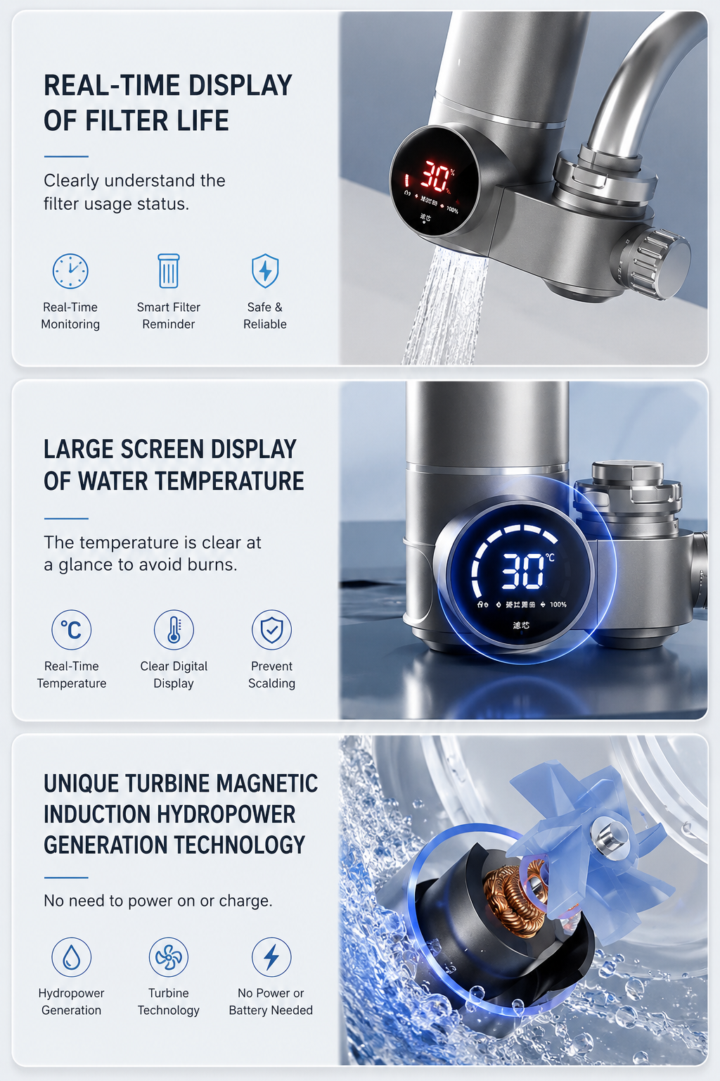 Image of UV Faucet Water Filter Extender