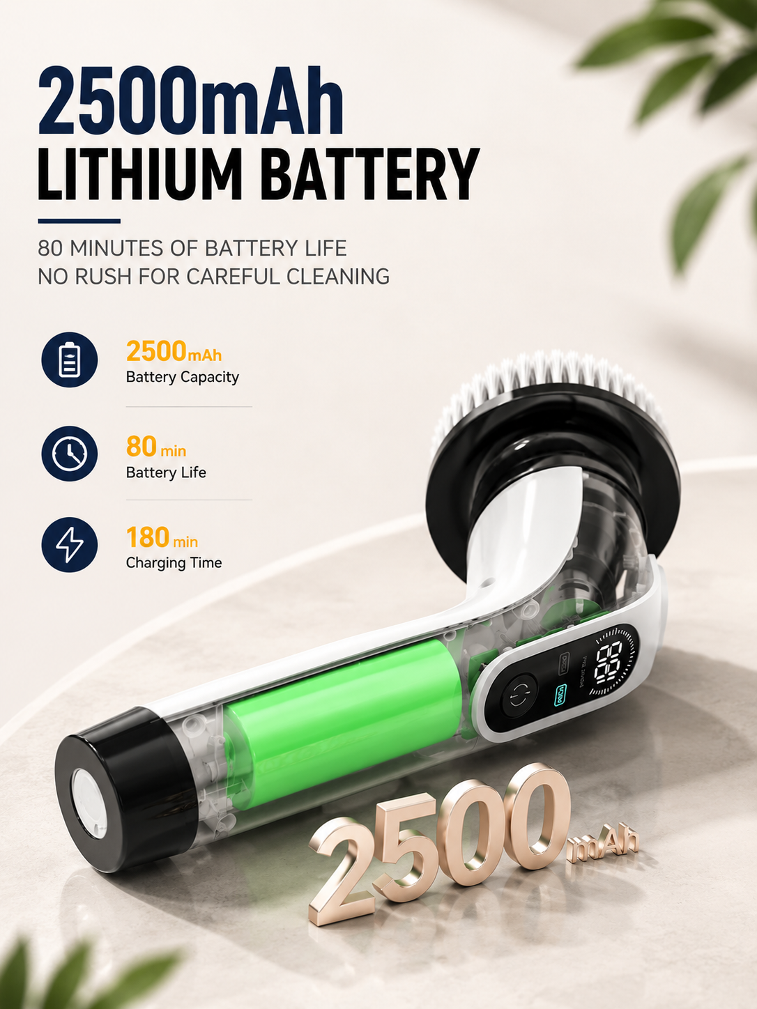 Image of Cordless Electric Cleaning Brush 7-in-1