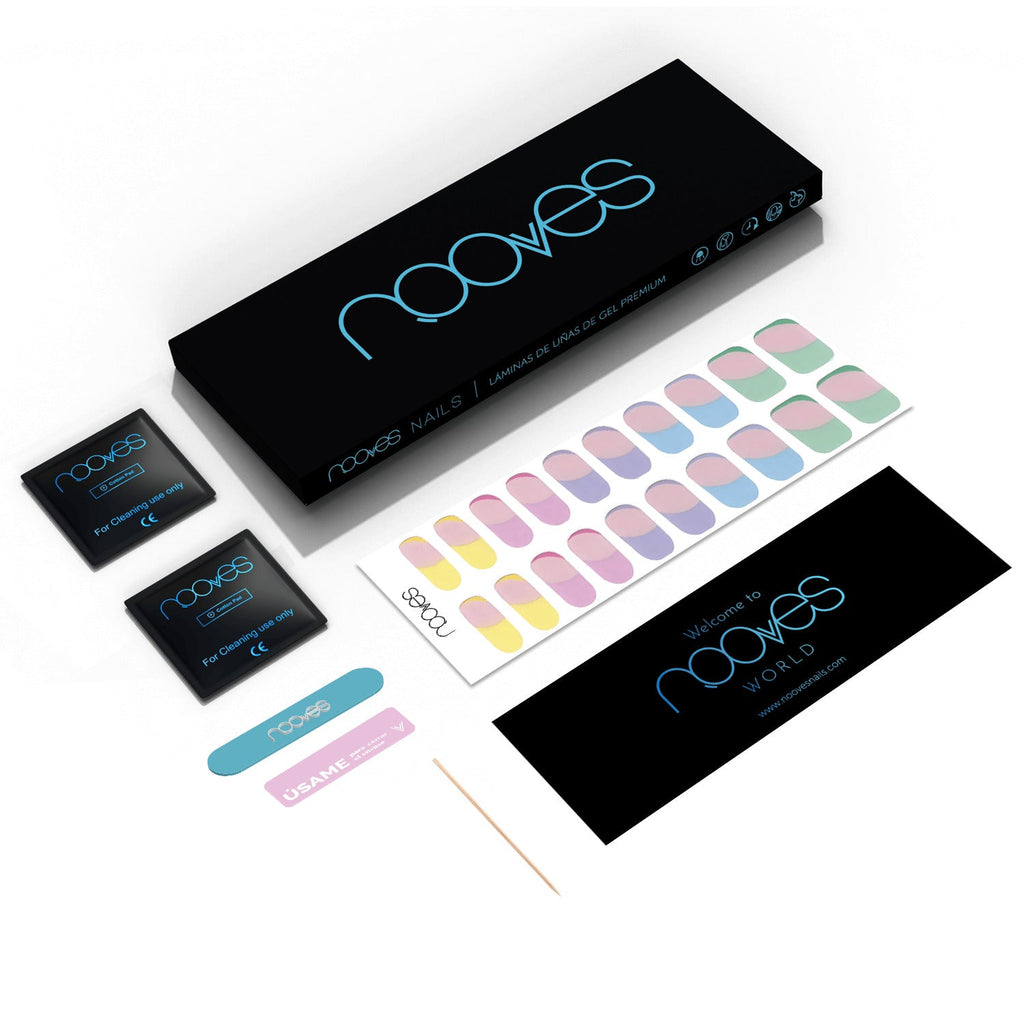 Láminas de Gel - French Party - Nooves Nails